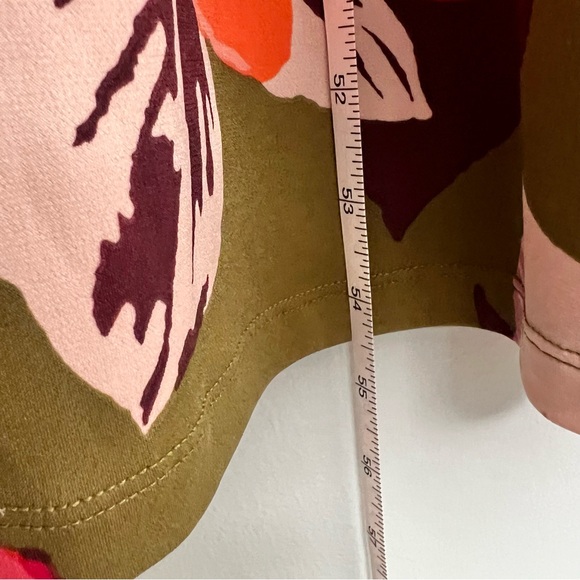 Curations Faux Wrap Floral Maxi Dress 2XP Elastic Waist 3/4 Sleeve 091224 - Picture 9 of 11